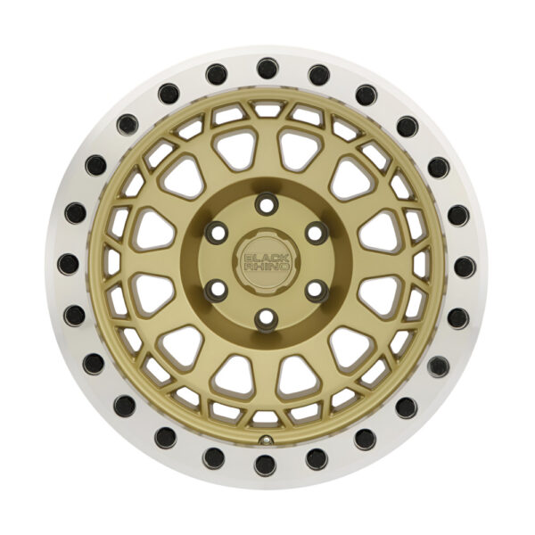 Black Rhino Primm Beadlock Wheel M-GOLD / MACHINED RING 1785PRM-85127L71 For Jeep Models 3 1785PRM-85127L71