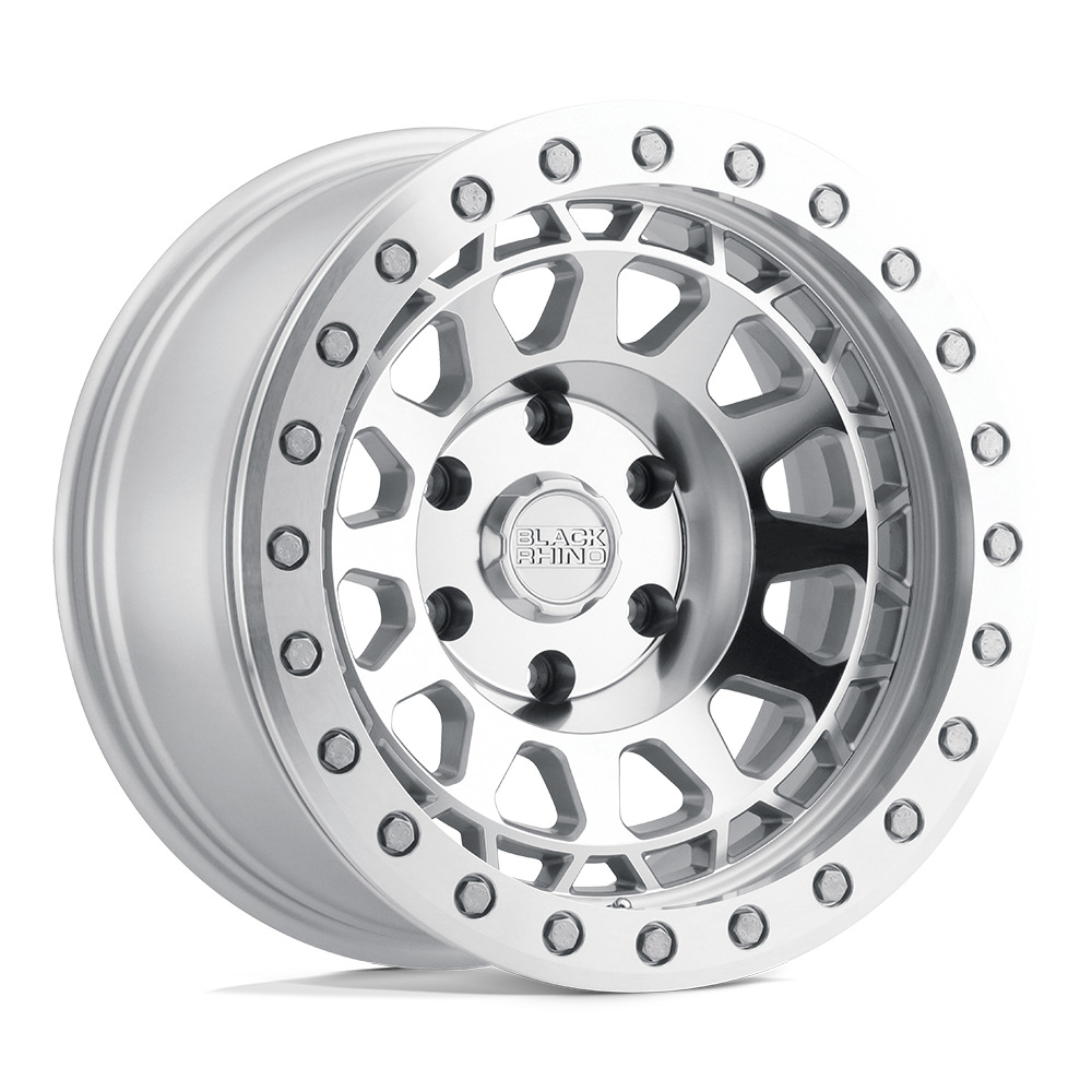 Black Rhino Primm Beadlock Wheel SILVER/MIRROR F-1785PRM-85127S71 For Jeep Models 2 1785PRM-85127S71