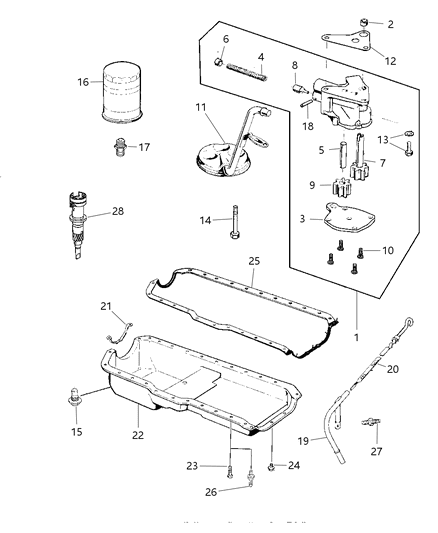 Genuine Mopar 53010624AC Oil Pump Drive For Jeep Models 3 53010624AC