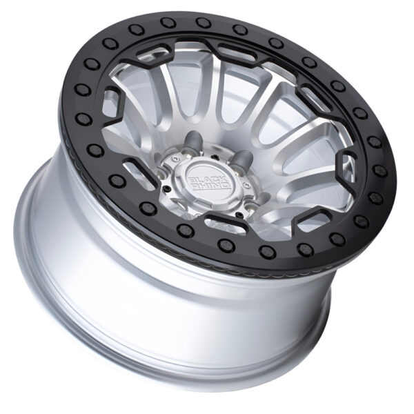 Black Rhino OURAY Beadlock 1785URY – 17×8.5 | ET0 Offset | 112.1 CB | Silver w/ Machined Face 3 1785URY