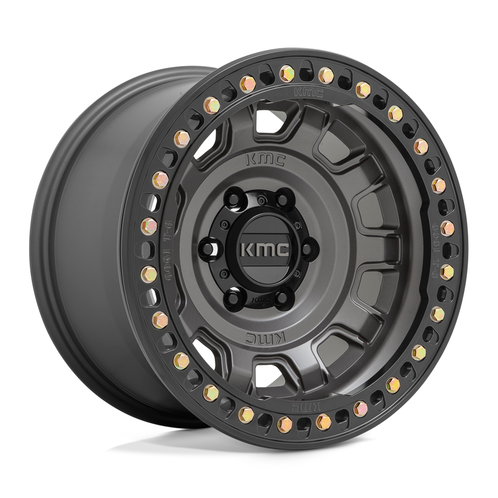KMC KM236 TANK BEADLOCK Anthracite | 17x9 | 5x127 | ET-38 | 2500 lbs Load 2 KM23679050438N