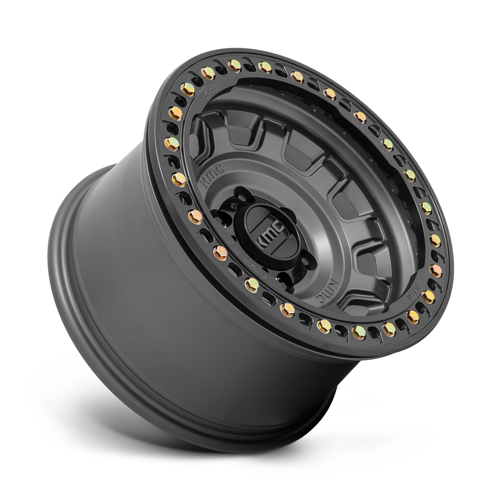 KMC KM236 TANK BEADLOCK Anthracite | 17x9 | 5x127 | ET-38 | 2500 lbs Load 3 KM23679050438N