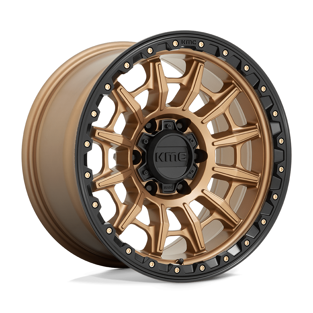 KMC KM547 Carnage 16×8 Wheel – 6×139.7 | ET0 | Matte Bronze w/ Black Lip | 2500 lbs Load 2 KM54768068600