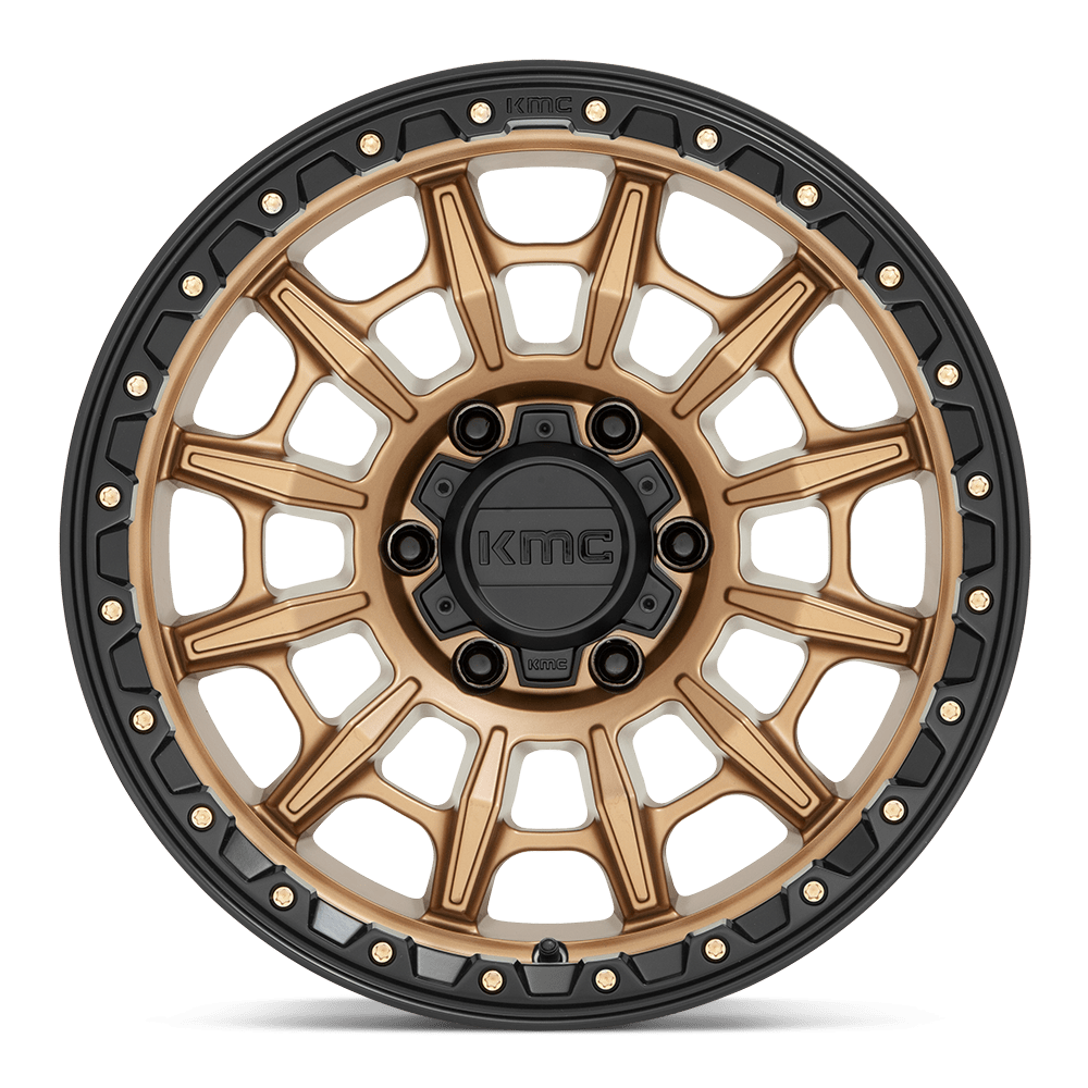 KMC KM547 Carnage 16×8 Wheel – 6×139.7 | ET0 | Matte Bronze w/ Black Lip | 2500 lbs Load 4 KM54768068600