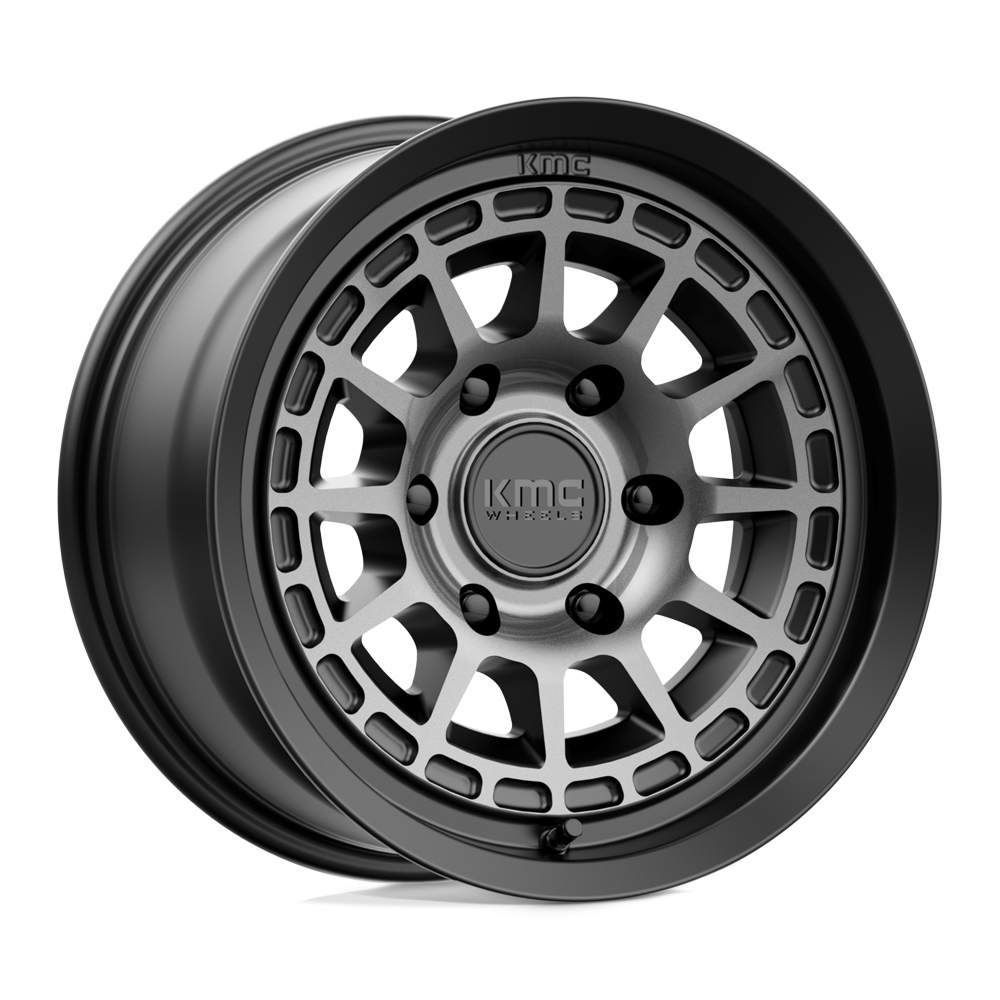 KMC KM719 CANYON Satin Black w/ Gray Tint | 16x8 | 6x139.7 | ET00 | 2500 lbs Load 2 KM71968068400