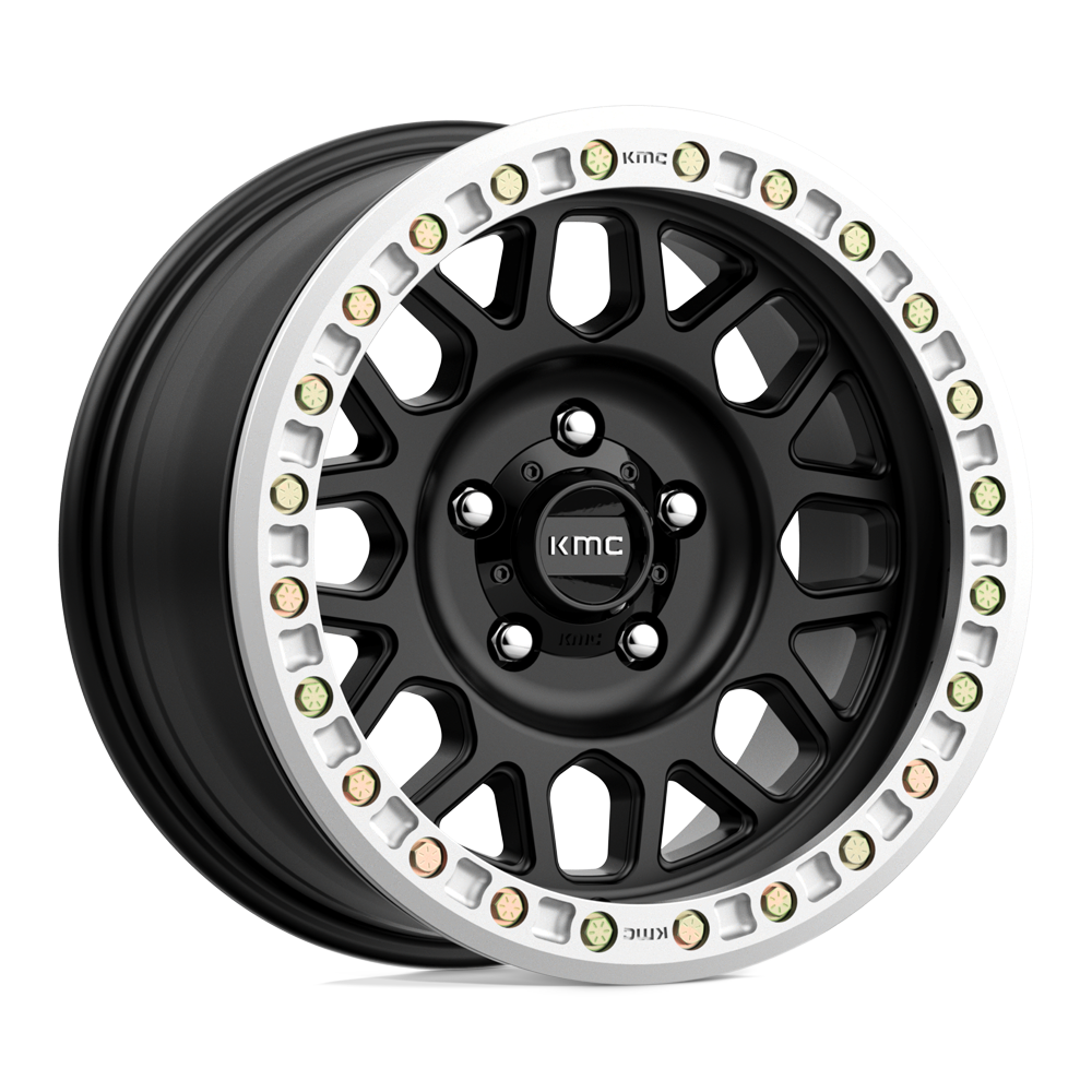 KMC KM234 GRENADE DESERT BEADLOCK 20×9 – ET-12 | Satin Black | 2500 lbs Load 2 KM23429050712N