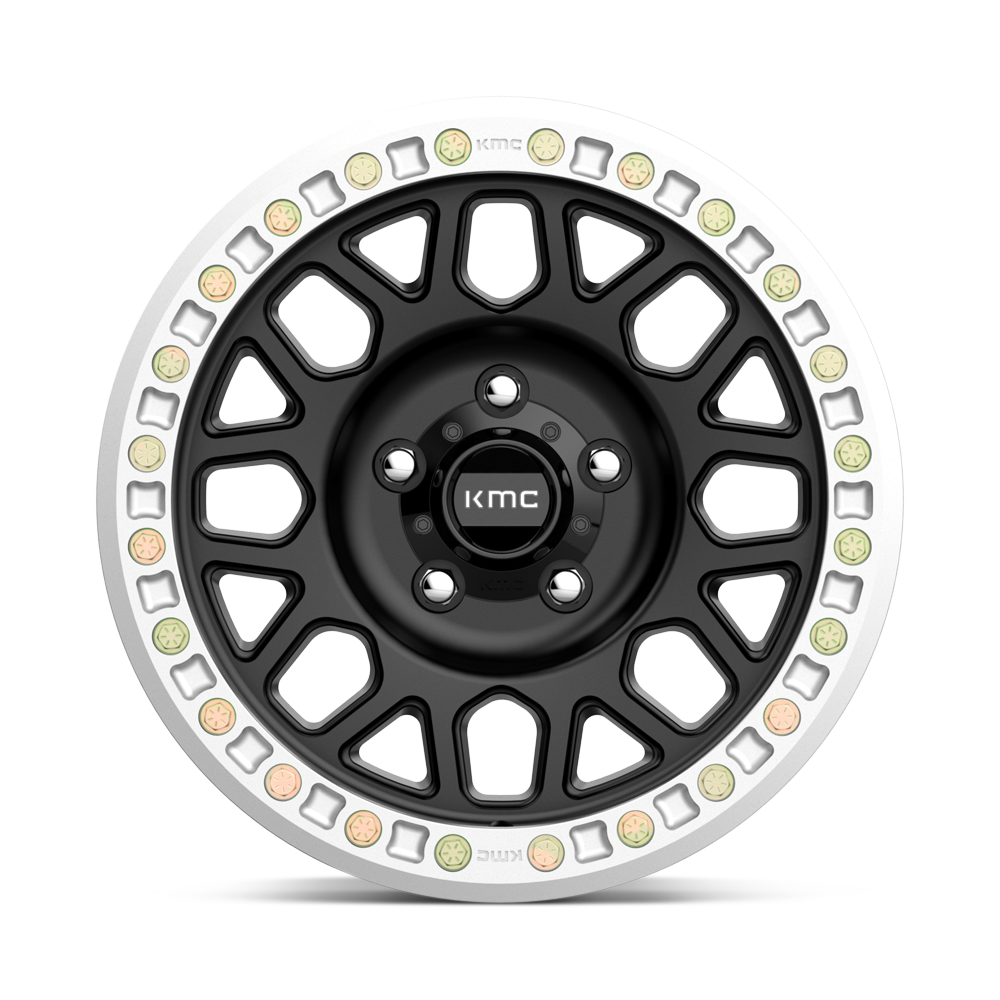 KMC KM234 GRENADE DESERT BEADLOCK 20×9 – ET-12 | Satin Black | 2500 lbs Load 4 KM23429050712N