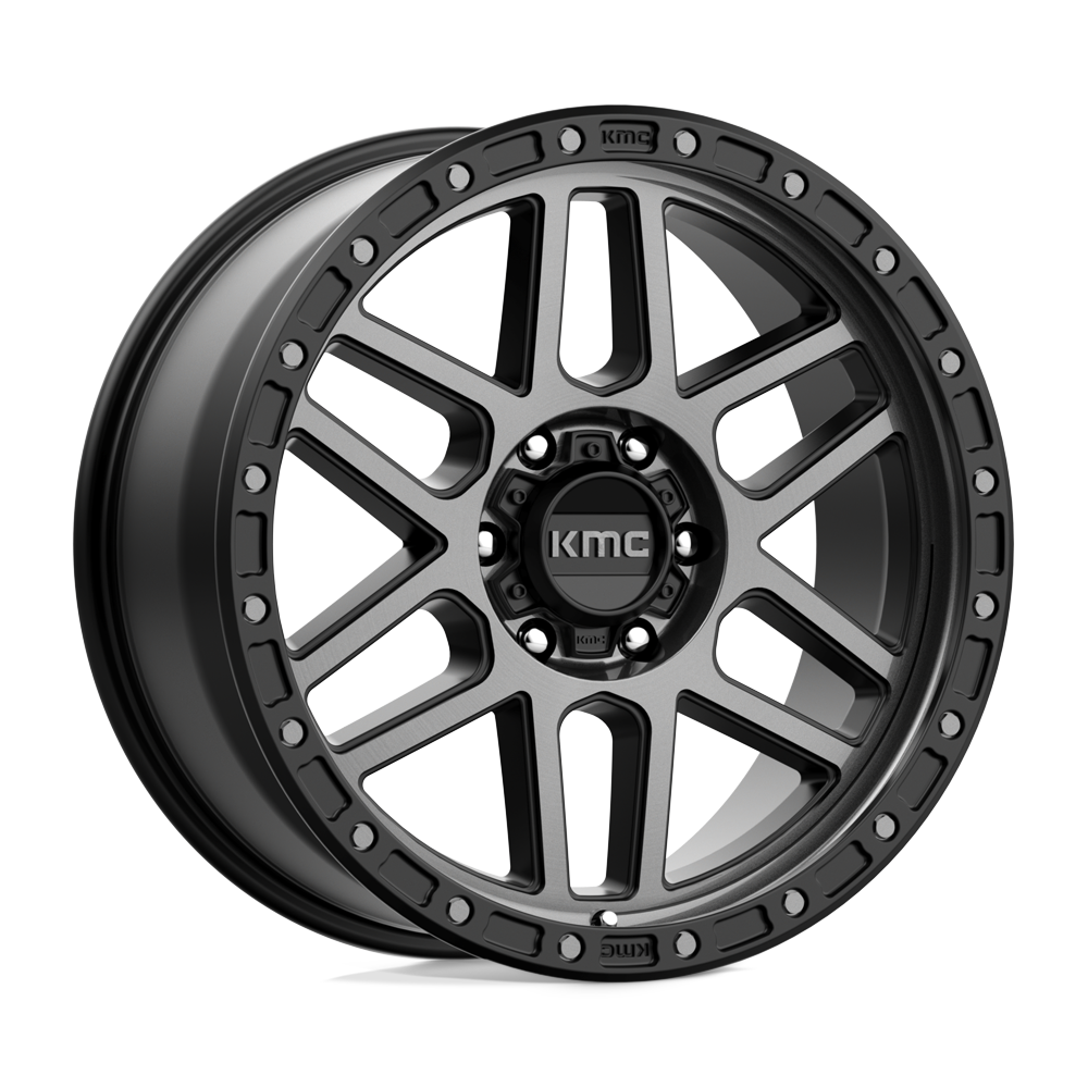 KMC KM544 Mesa 17×8.5 – ET0 | Satin Black w/ Gray Tint | 2500 lbs Load 2 KM54478550400