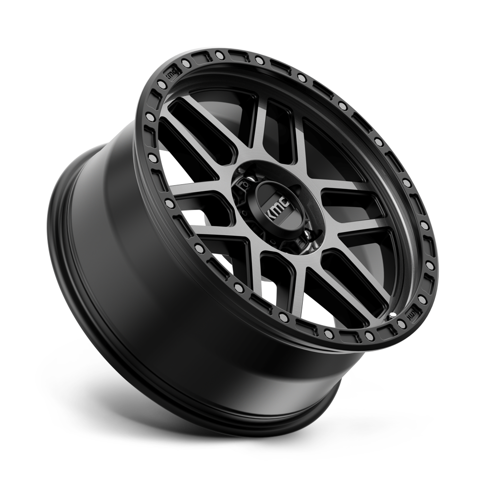 KMC KM544 Mesa 17×8.5 – ET0 | Satin Black w/ Gray Tint | 2500 lbs Load 3 KM54478550400