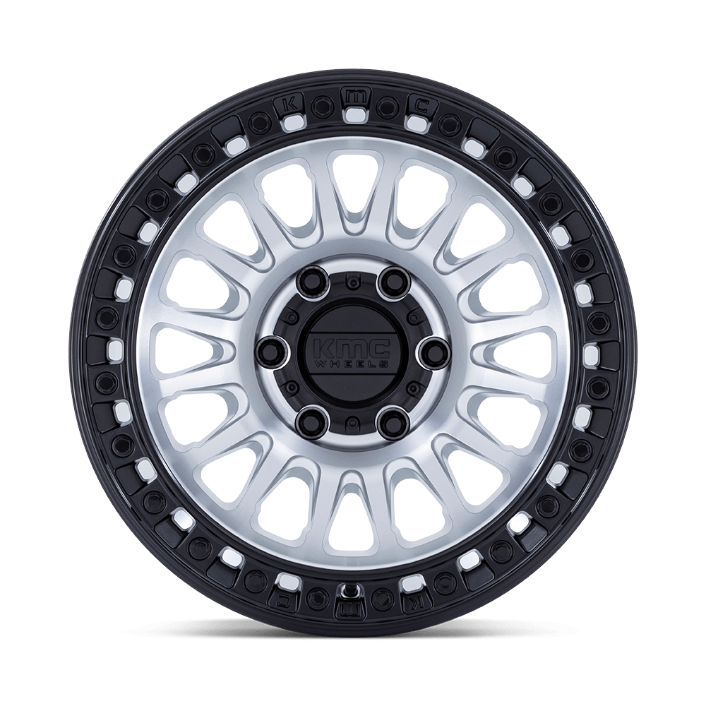 KMC KM552 IMS 17×8.5 – ET-10 | Machined w/ Matte Black Lip | 2500 lbs Load 4 KM552DB17855010N