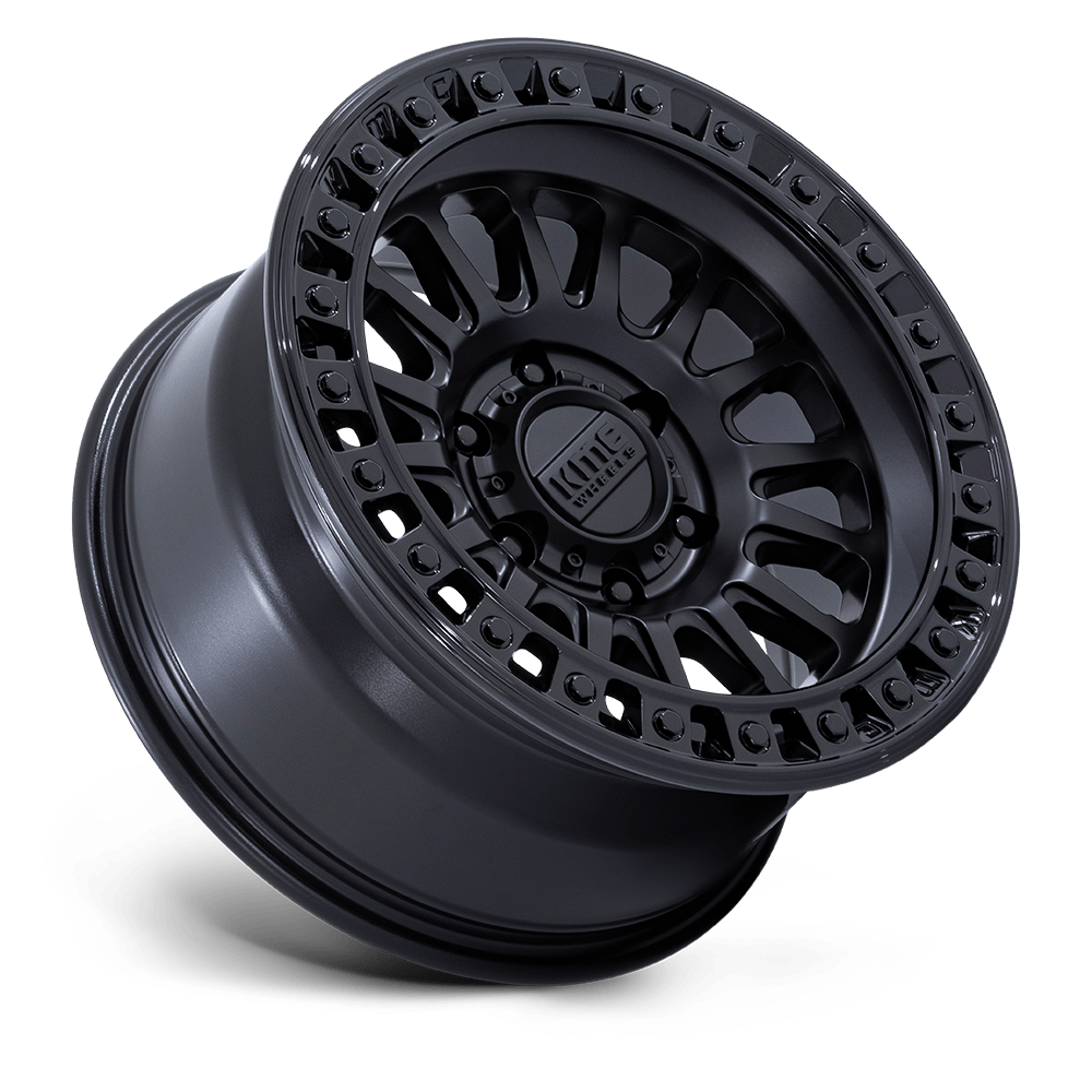 KMC KM552 IMS 17×8.5 – ET-10 | Matte Black w/ Gloss Black Lip | 2500 lbs Load 3 KM552MB17855010N