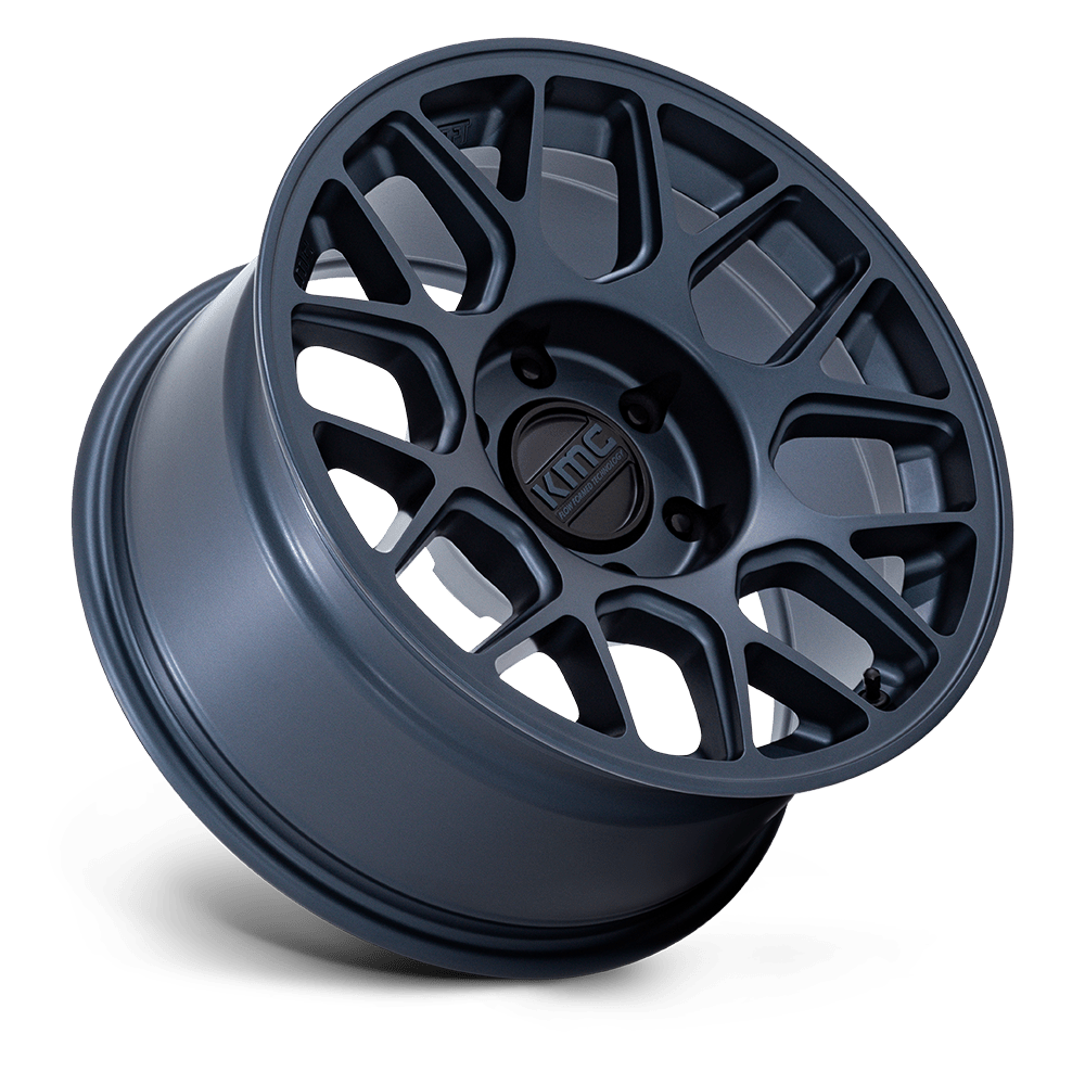 KMC KM730 Hatchet 17×8.5 – ET25 | Metallic Blue | 2650 lbs Load 3 KM730LX17855025