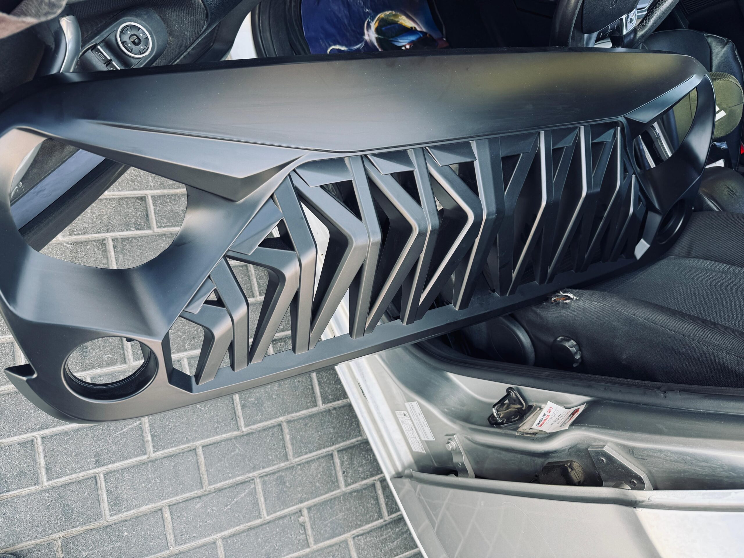 Angry Face Front Grille For Jeep Models 4 Angry Face Front Grille