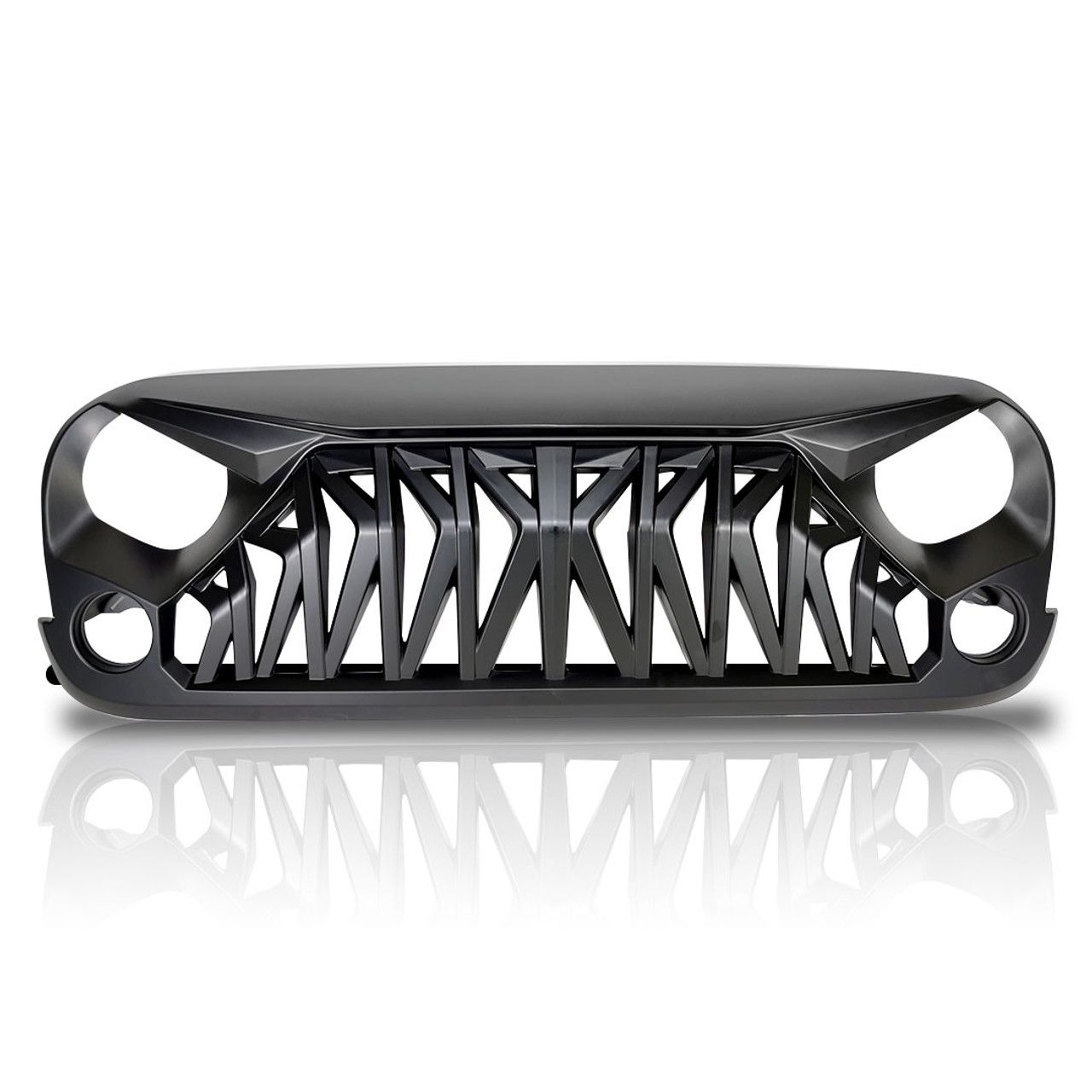 Angry Face Front Grille For Jeep Models 2 Angry Face Front Grille