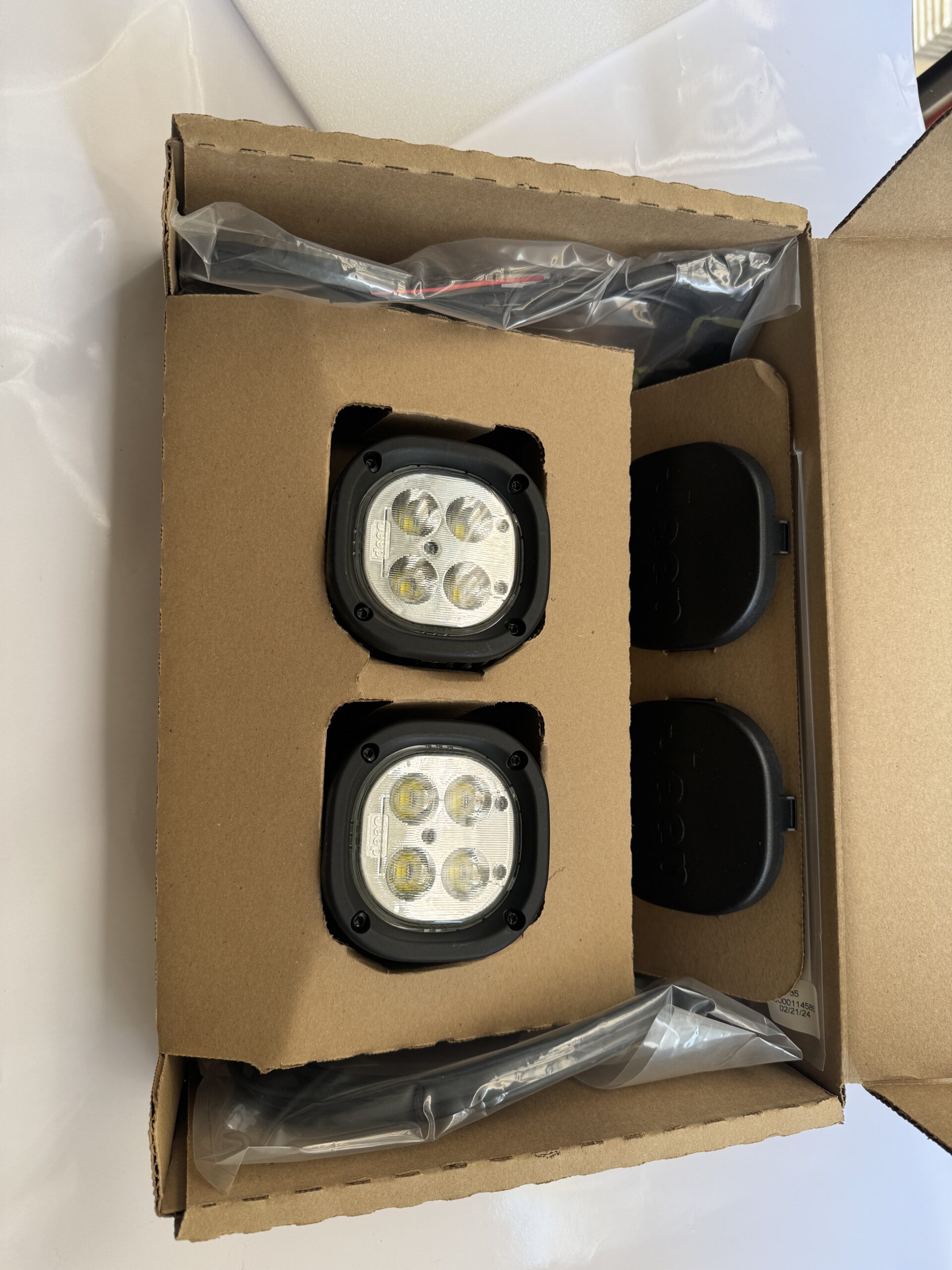 Genuine Mopar 82215385AC Off-Road LED Lights, Five-Inch for Jeep Models 3 82215385AC)