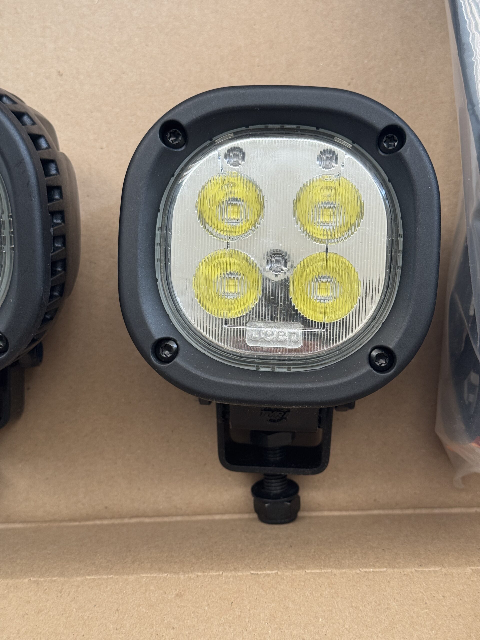 Genuine Mopar 82215385AC Off-Road LED Lights, Five-Inch for Jeep Models 5 82215385AC)