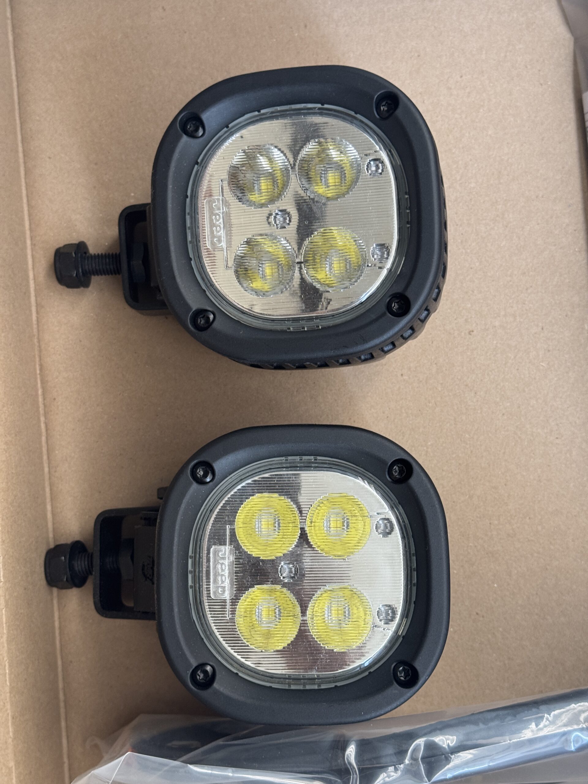 Genuine Mopar 82215385AC Off-Road LED Lights, Five-Inch for Jeep Models 4 82215385AC)