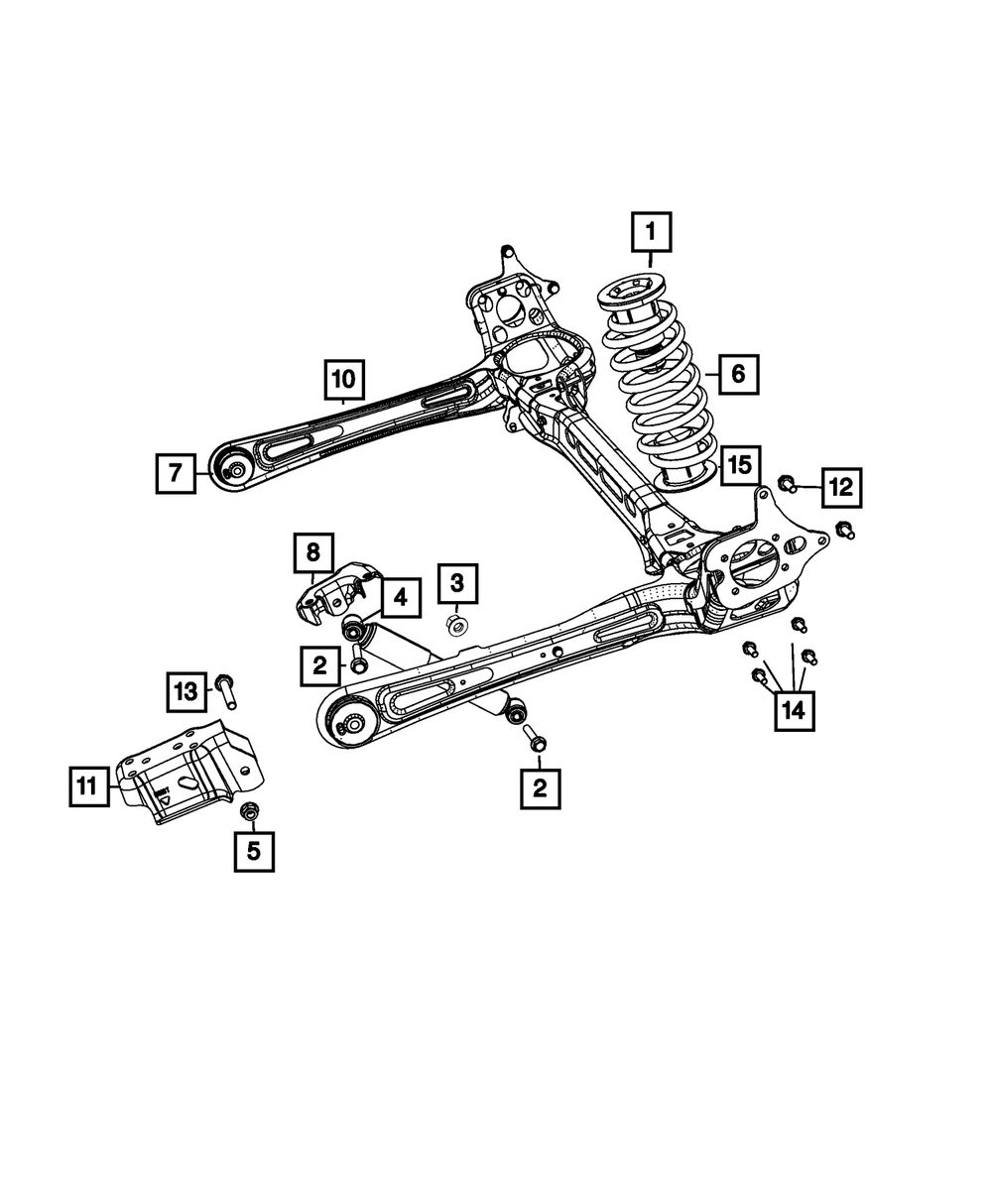 Genuine Mopar 68144549AF Suspension Shock Absorber For Chrysler, Dodge & Ram Models 3 68144549AF