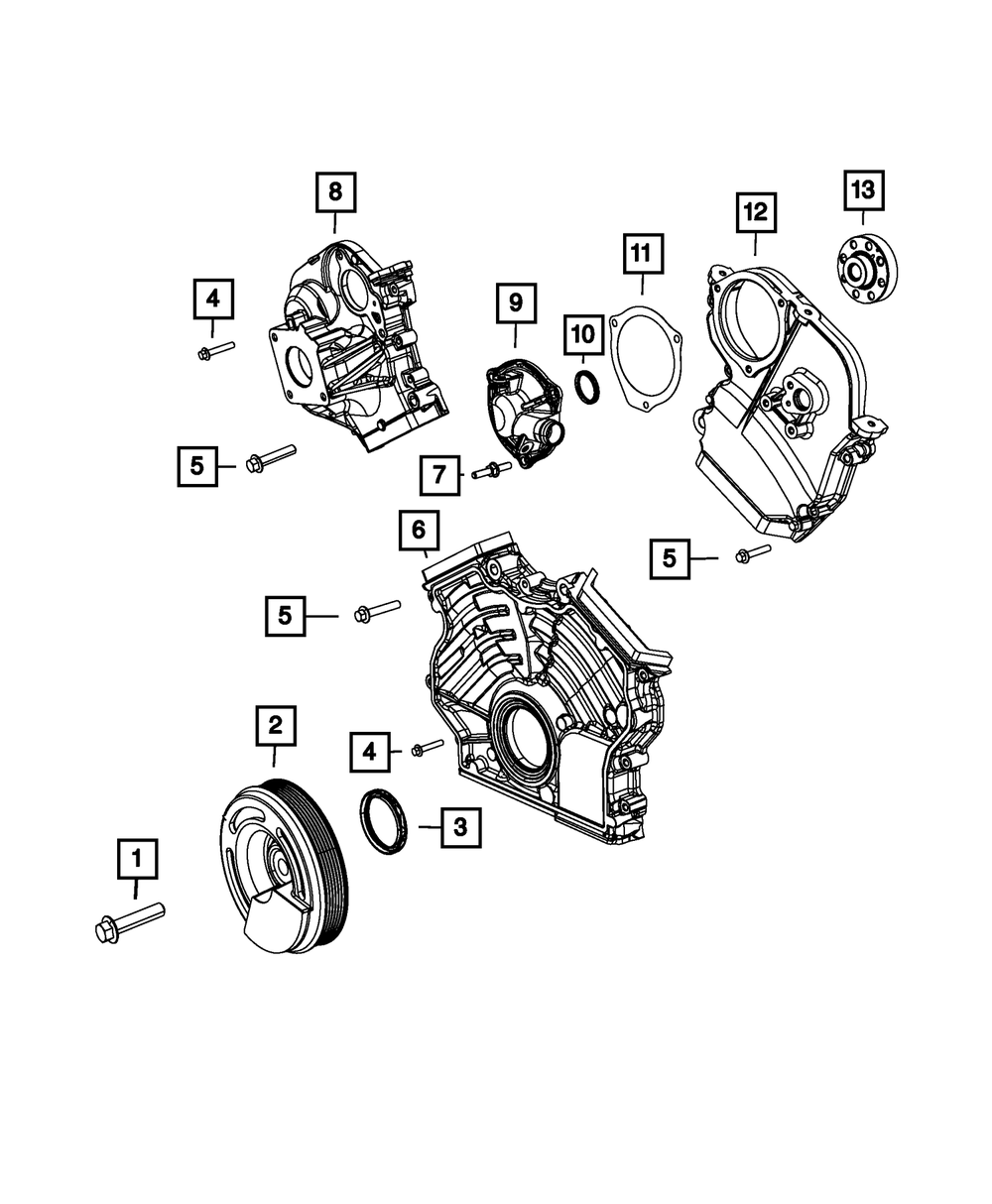 Genuine Mopar 68147514AA Engine Oil Separator Gasket For Chrysler, Jeep & Ram Models 3 68147514AA