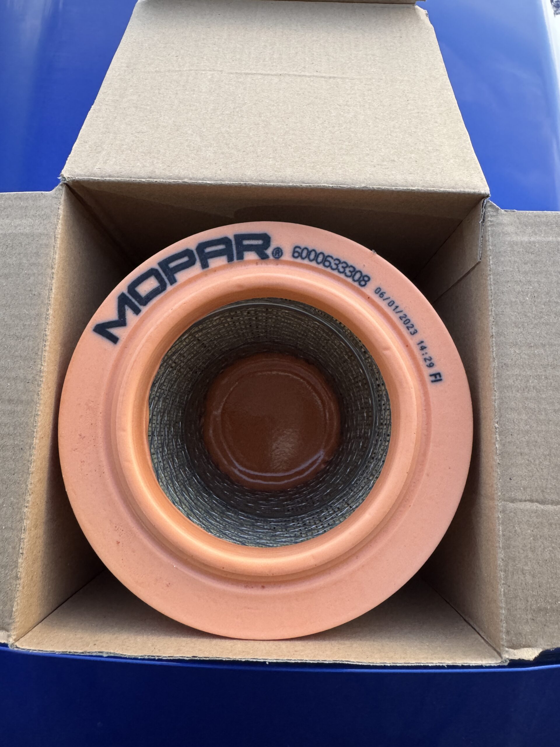 Genuine Mopar 6000633308 Air Filter For Alfa Romeo Models 3 6000633308