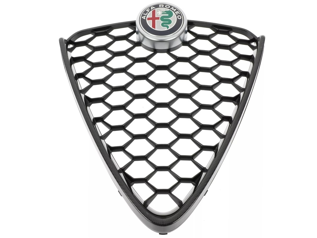 Genuine Mopar 68353807AA Carbon Fiber Front Grille For Alfa Romeo Models 2 68353807AA