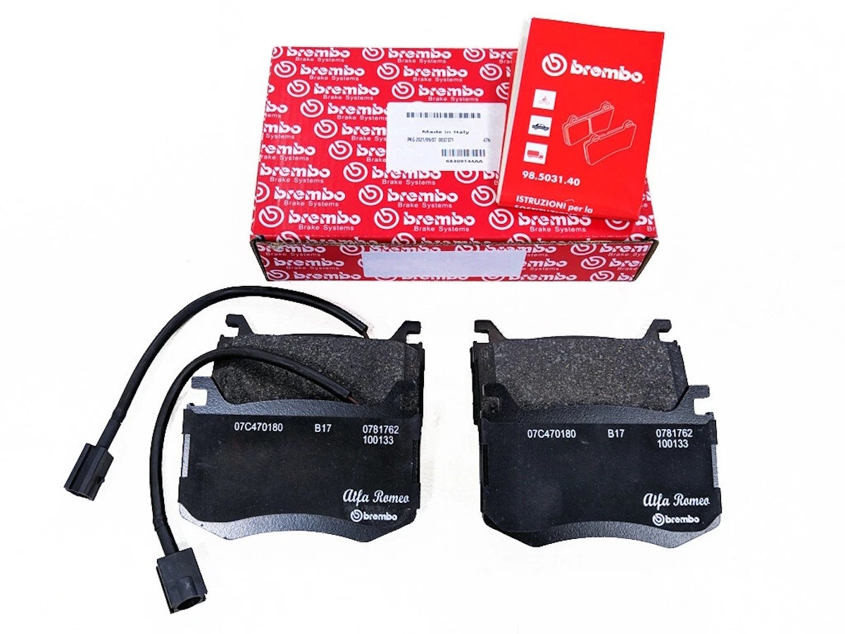 Genuine Mopar 68584344AA Rear Brake Pad Set For Alfa Romeo Models 2 68584344AA