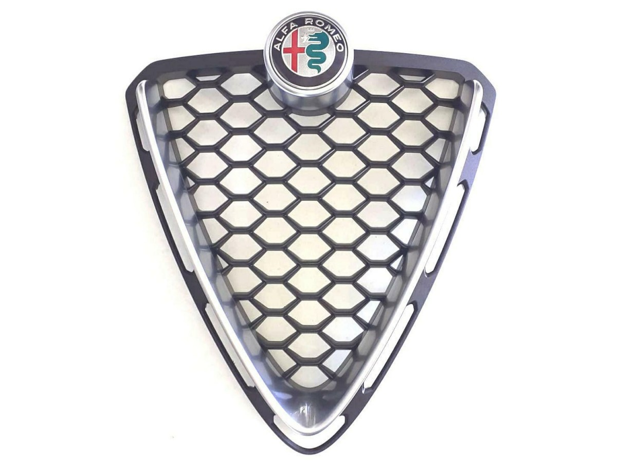 Genuine Mopar 6MF14UDMAA Replacement Grille with Silver Surround For Alfa Romeo Models 2 6MF14UDMAA