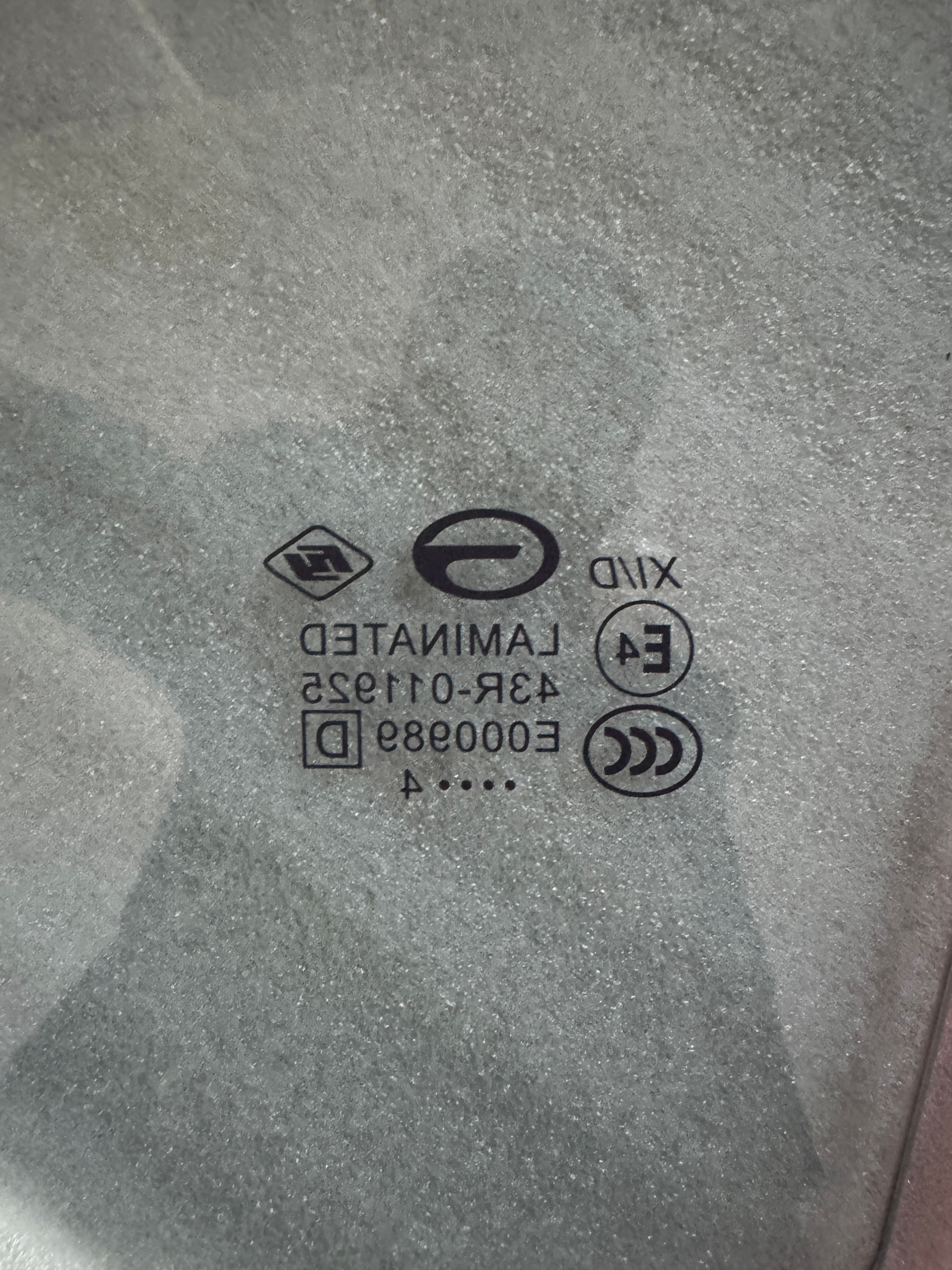 Genuine GAC 5530002CMV0300 Front Right Door Glass 4 5530002CMV0300