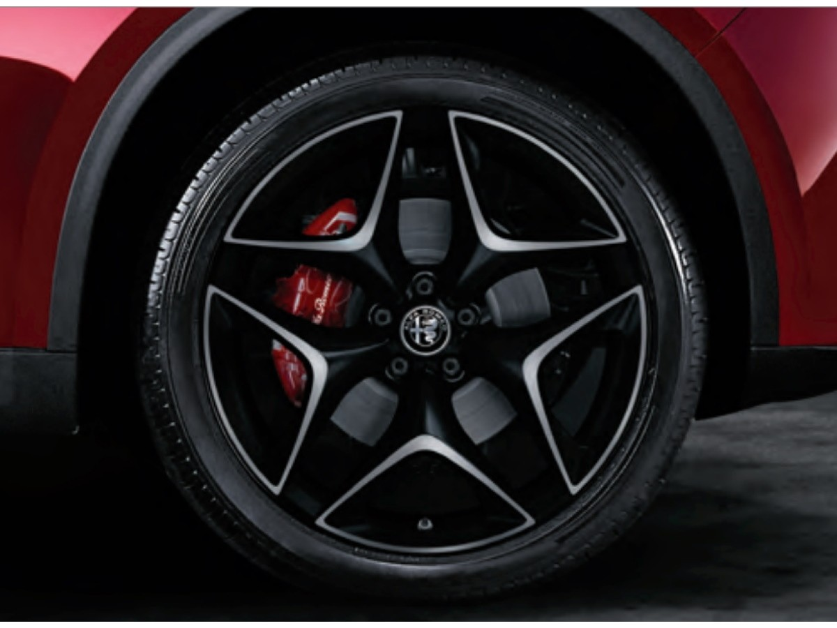 Genuine Alfa Romeo 68418511AA Wheel 20" Black Razze 2 68418511AA