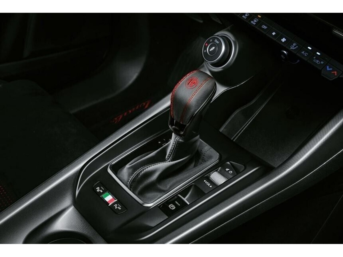 Genuine Alfa Romeo 68645190AA Shift Knob With Red Stitching (Automatic Transmission) 2 68645190AA