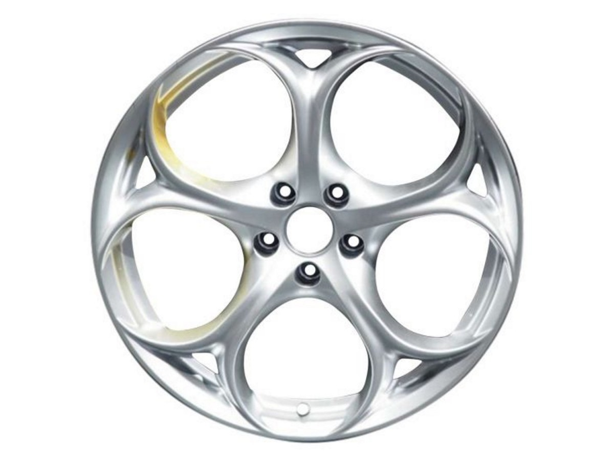Genuine Alfa Romeo 7GD49U0OAA Wheel 19" x 8" Bright Silver Finish – 5 Hole 2 7GD49U0OAA