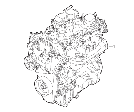 Genuine GAC 4A15J2157B75 1.5TG-3B Internal Combustion Engine Assembly 2 4A15J2157B75