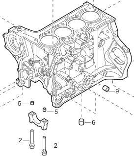 Genuine GAC 1002004157E101 Cylinder Block Assembly 2 1002004157E101