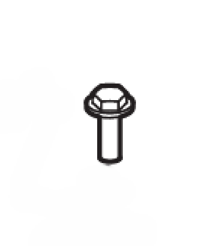 Genuine GAC 9000011321 Flange Bolt M6×25 2 9000011321