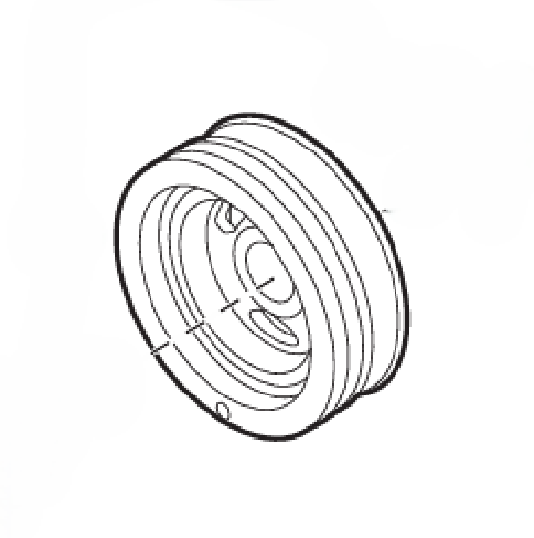 Genuine GAC 10050341570000 Crankshaft Damper Pulley 2 10050341570000