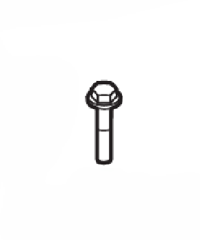 Genuine GAC 902001492J Flange Bolt M6×40 2 902001492J