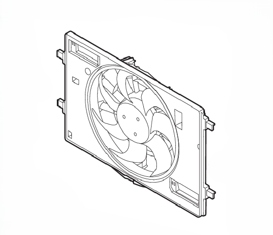 Genuine GAC 2310008DSV0300 Cooling Fan Assembly 2 2310008DSV0300