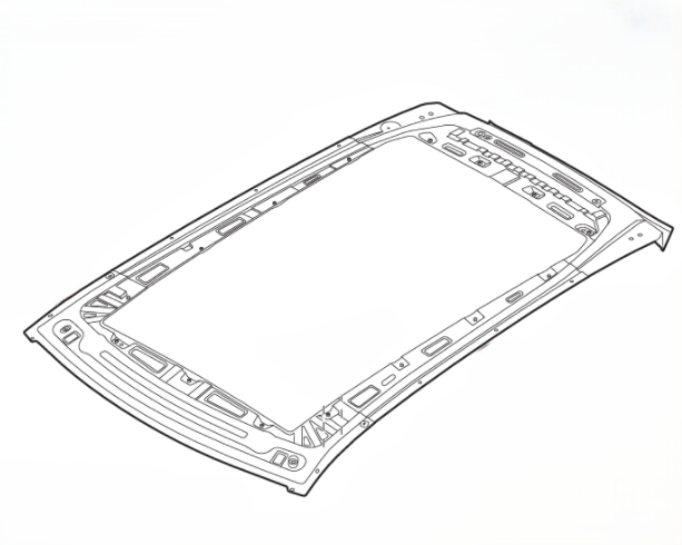 Genuine GAC 4130016DSV0000A00 Sunroof Frame Assembly 1 4130016DSV0000A00